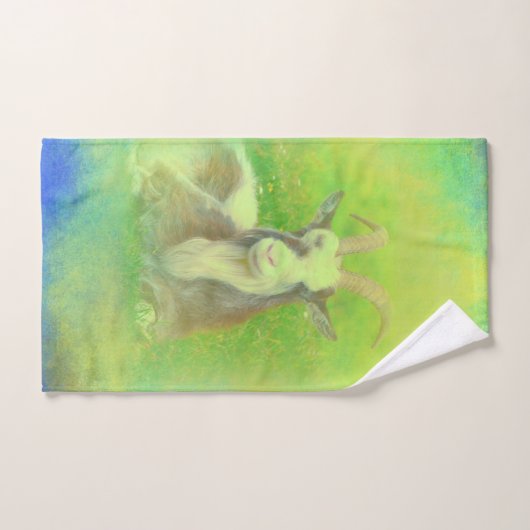 ヤギ バスタオルセット (ハンドタオル)