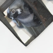 ヤギ フリースブランケット (角)