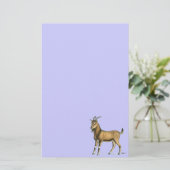 ヤギ:  ブラウン 便箋 (スタンド正面)