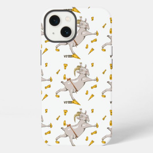 ヤギ ボルダリングジム iPhoneケース (裏面)