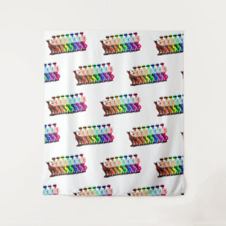 ヤギ·ボーイ·レインボー タペストリー