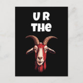 ヤギ ポストカード (正面)