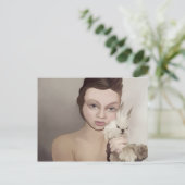 ヤギ ポストカード (スタンド正面)