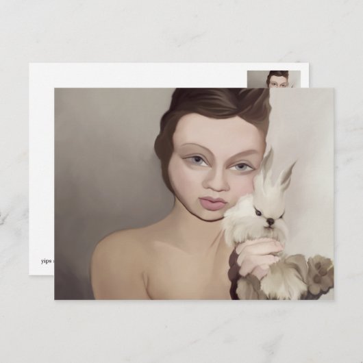 ヤギ ポストカード (正面/裏面)