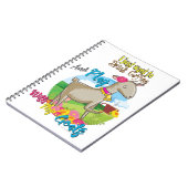 ヤギ |ヤギと一緒にコーヒー遊を飲みたい ノートブック (左側)