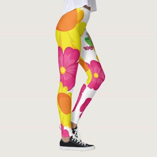 ヤギ |ヤギと一緒にコーヒー遊を飲みたい レギンス (右)