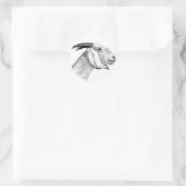 ヤギ ラウンドシール (バッグ)