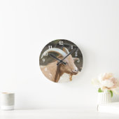 ヤギ ラウンド壁時計 (ホーム)