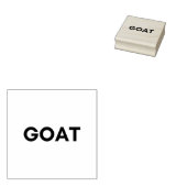 ヤギ ラバースタンプ (押印)