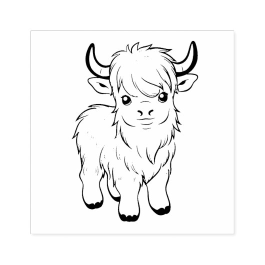 ヤギ ラバースタンプ (インプリント)