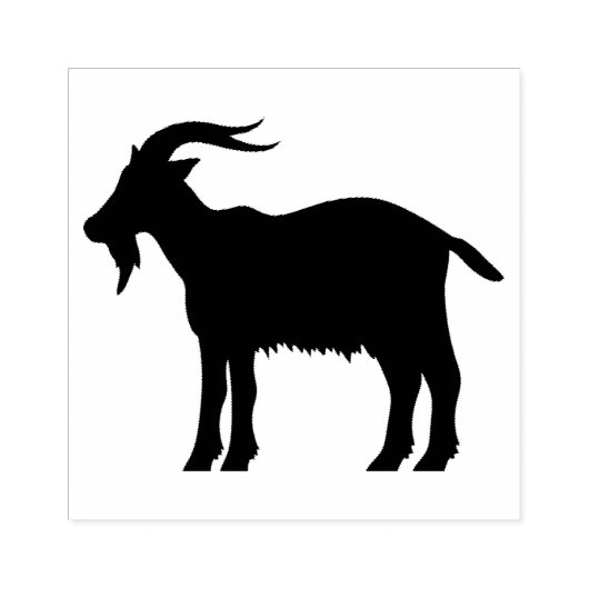 ヤギ ラバースタンプ (インプリント)