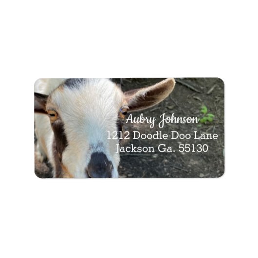 ヤギ ラベル (正面)