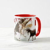 ヤギ/ラムのギフトの中国のな年は襲います マグカップ (正面右)