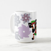 ヤギ 冬 コーヒーマグカップ (正面左)