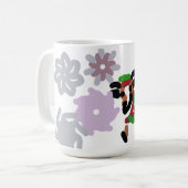ヤギ 冬 コーヒーマグカップ (正面左)