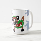 ヤギ 冬 コーヒーマグカップ (正面右)
