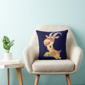 ヤギ!!（可愛い漫画のヤギ）枕 クッション (椅子)