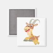 ヤギ!!（可愛い漫画ヤギ）マグネット マグネット (正面/裏面)