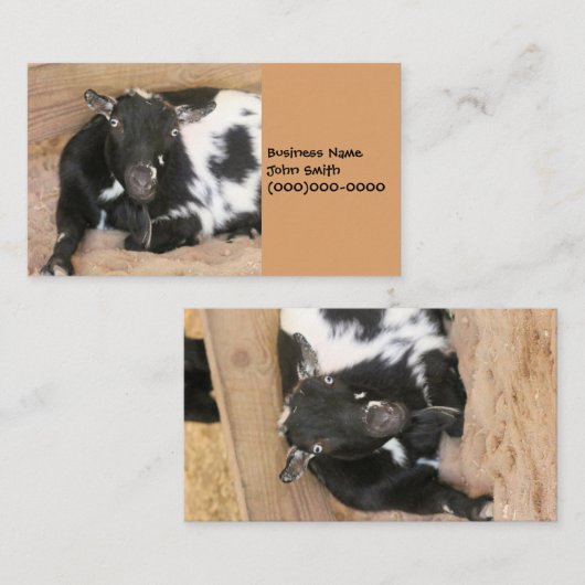 ヤギ 名刺 (正面/裏面)