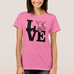 ヤギ 左V左E Tシャツ