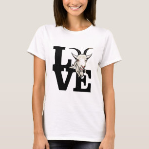 ヤギ   左V左E Tシャツ