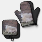 ヤギ 鍋つかみ&鍋敷きセット (正面/裏面)