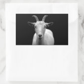 ヤギ 長方形シール (バッグ)