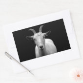 ヤギ 長方形シール (封筒)