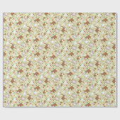 ヤギ（黄） ラッピングペーパー (フラット)