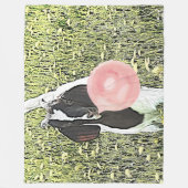 ヤギ | Bublegum Boer Kid Goat by GetYerGoat™ フリースブランケット (正面)