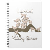 ヤギ | GetYerGoatによる生き延び冗談シーズン ノートブック (正面)