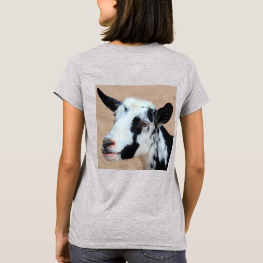 ヤギ Tシャツ (裏面)