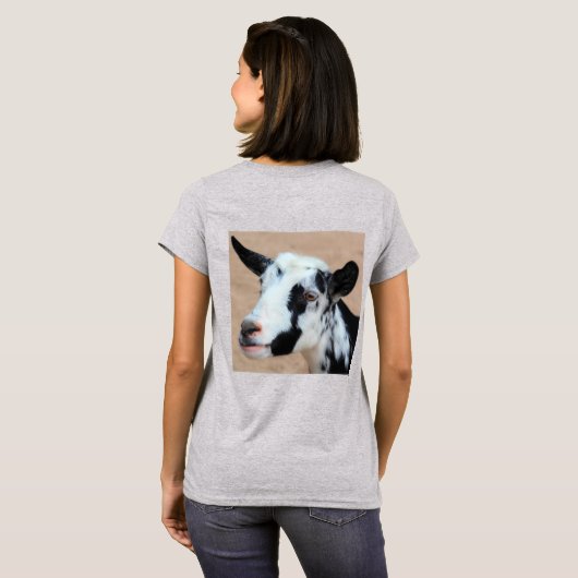 ヤギ Tシャツ (裏面フル)