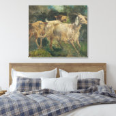 ヤギ(Vincenzo Caprile著) キャンバスプリント (インサイチュ (寝室))