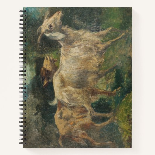 ヤギ（Vincenzo Caprile著） ノートブック (正面)