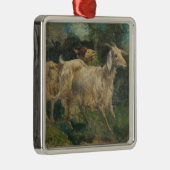 ヤギ(Vincenzo Caprile著) メタルオーナメント (右)