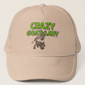 ヤギTシャツヤギ熱狂するレディ5 キャップ (正面)