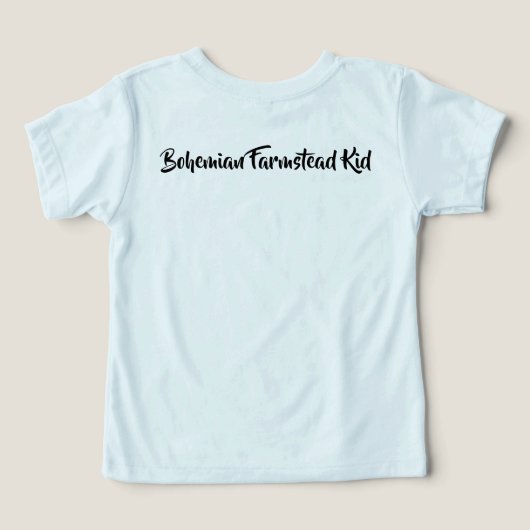 ヤギTシャツ (デザイン裏面)