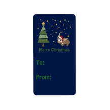 ヤクのクリスマスギフトタグ