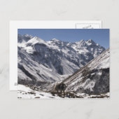 ヤクの近くジョモラーリ山ジャングータングJigme Dorji ポストカード (正面/裏面)