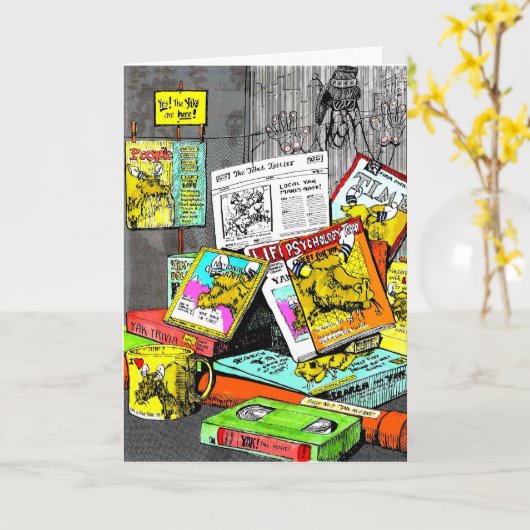 ヤクはヤク-カードです カード (黄色い花)