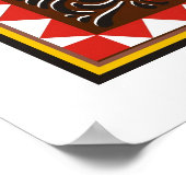 ヤクイペスクラマスクアートポスター ポスター (角)