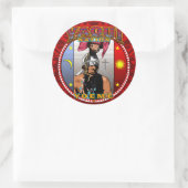 ヤクイ国家ヨーエメディアダンサーのステッカー ラウンドシール (バッグ)