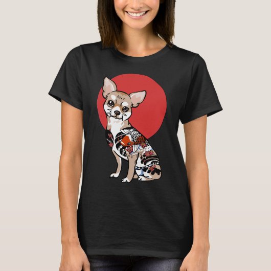 ヤクザチワワ Tシャツ (正面)