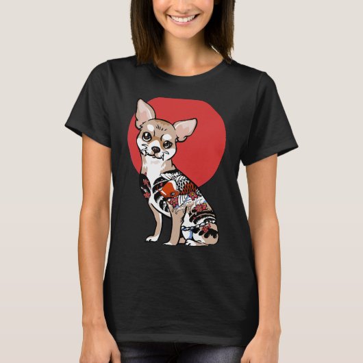 ヤクザチワワ Tシャツ (正面)