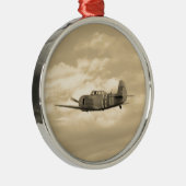 ヤク11飛行中に メタルオーナメント (右)