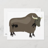 ヤク ポストカード (正面/裏面)