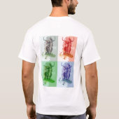ヤク-悪い毛日 Tシャツ (裏面)