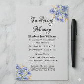 ヤグルマギクの追悼式 招待状
