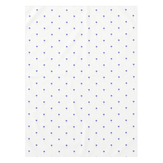 ヤグルマギクの青 テーブルクロス (正面)